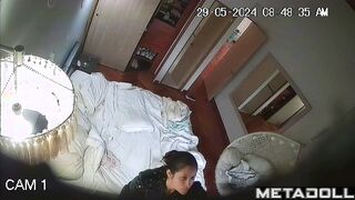 Look how she gets ready for work, home routine video