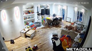 While their son is not at home - naughty parents have some sexy fun