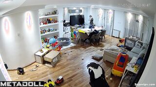 While their son is not at home - naughty parents have some sexy fun