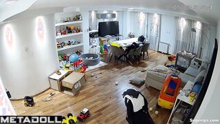 While their son is not at home - naughty parents have some sexy fun