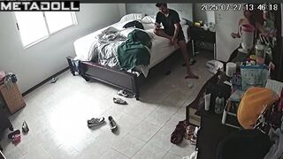 Casual day of married couple - but she wanna show her sexy body for you
