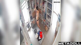 Sexy chick talks on her phone with boyfriend without any clothes on