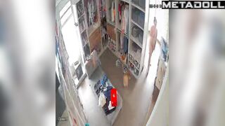 Sexy chick talks on her phone with boyfriend without any clothes on