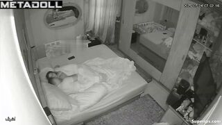 Couple having best time under the blanket (winter sex)