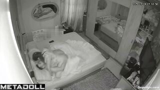 Couple having best time under the blanket (winter sex)