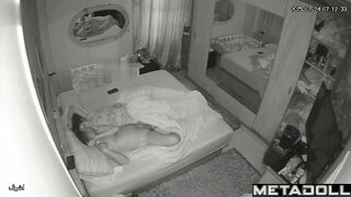 Couple having best time under the blanket (winter sex)
