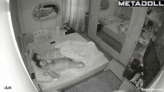 Couple having best time under the blanket (winter sex)