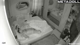 Couple having best time under the blanket (winter sex)