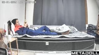 Check out how asian couple spent their time, home tape