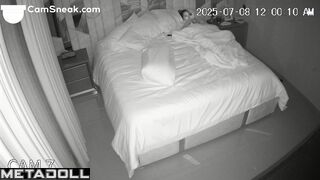 This bed is made for their great sex - spy home camera