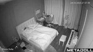 A teenage girl is incapable of falling asleep without a good orgasm