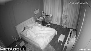 A teenage girl is incapable of falling asleep without a good orgasm