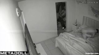 Bearded husband puts his sexy wife on his hot big cock