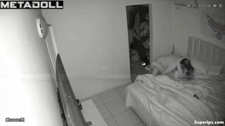 Bearded husband puts his sexy wife on his hot big cock