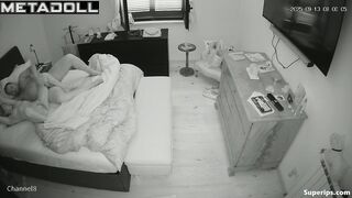 Husband greatly excites blonde by playing with her nipples