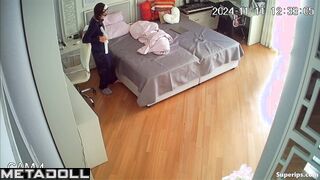 A seductive naked teenage girl chooses her sexiest panties