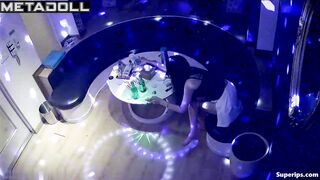 Asian people kissing in a karaoke club (they met an hour ago)