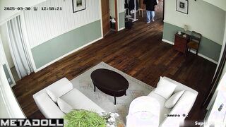 Young lady ordered an intimate photo shoot at home