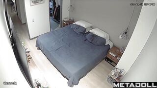 Wife satisfies her husband in bed after he returns from work