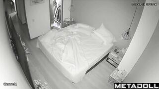 Wife satisfies her husband in bed after he returns from work