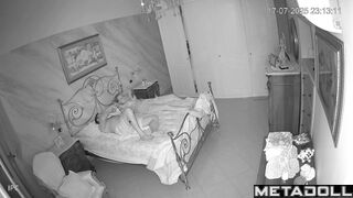 Excited husband pesters and fucks his cute bored wife