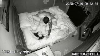 A cunning, busty wife persuaded her tattooed husband to have sex