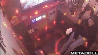 Asian couples are having fun with each other in a karaoke room