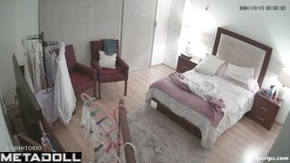 Mom masturbating in her daughter's room (hot solo)