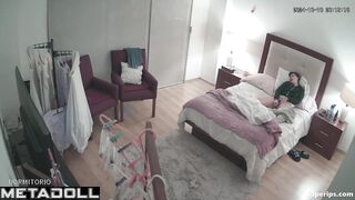Mom masturbating in her daughter's room (hot solo)