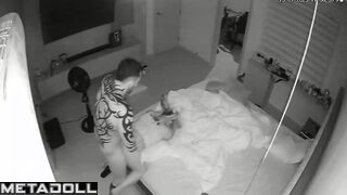 He asked her to fuck before sleep / hidden camera