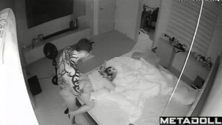 He asked her to fuck before sleep / hidden camera
