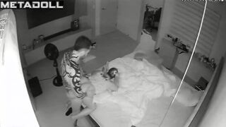 He asked her to fuck before sleep / hidden camera