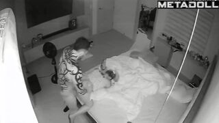 He asked her to fuck before sleep / hidden camera