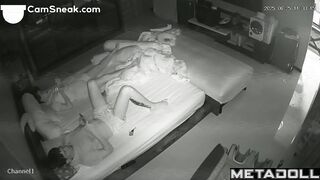 Young couple decided to make a romantic night, look