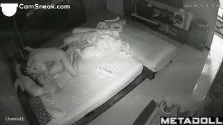 Young couple decided to make a romantic night, look