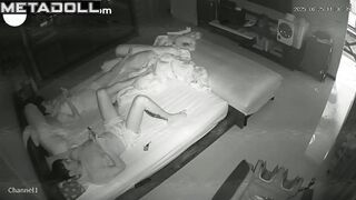 Young couple decided to make a romantic night, look