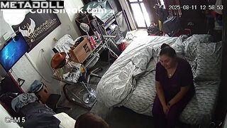 Fat lady finally had a great orgasm, secret camera