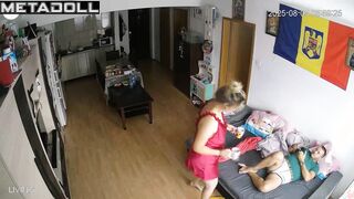 Blonde with big ass fucked her man in cowgirl position