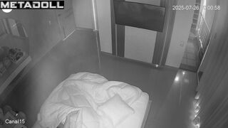 The excited husband thrust his fingers deep into wife's vagina