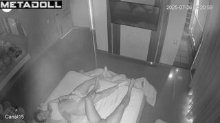 The excited husband thrust his fingers deep into wife's vagina