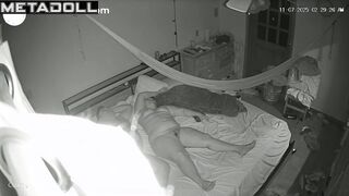 Fat milf seduced her elderly husband by showing him her hairy pussy