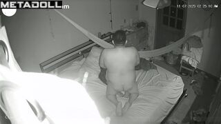 Fat milf seduced her elderly husband by showing him her hairy pussy