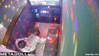 Lewd video from a hidden camera in a karaoke room with Korean couples