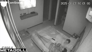 Wife warmed up her tender pussy with a vibrator for sex with her husband