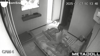 Wife warmed up her tender pussy with a vibrator for sex with her husband