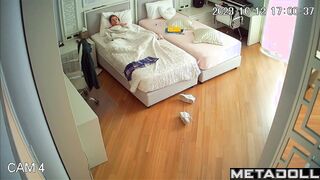 Bored schoolgirl secretly masturbates while watching porn
