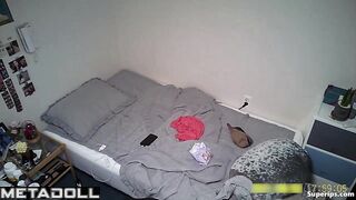 Check out her routine at home (pretty asian lady)