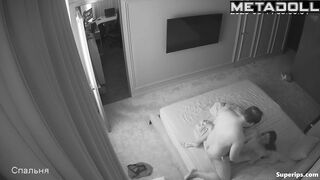 Lady with small tits got mind-blowing orgasm / spy cam