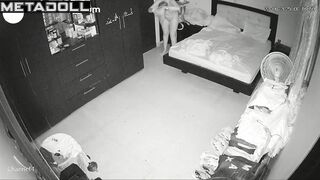 She went to take a shower after he cumed inside her