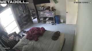 Two adults enjoying each other - bedroom hidden cam